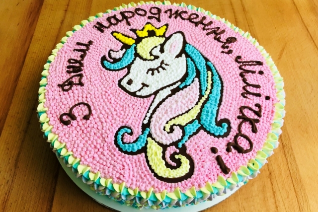 Торт для дівчинки дитячий на День народження