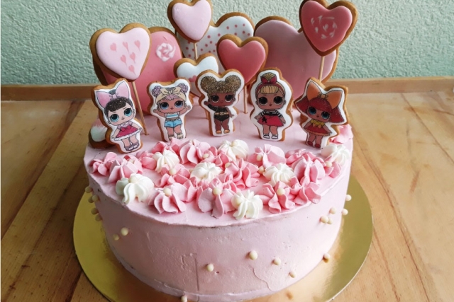 Торт дитячий для дівчинки на День народження