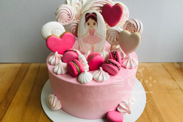 Торт для дівчинки "Балерина" | Торт на замовлення