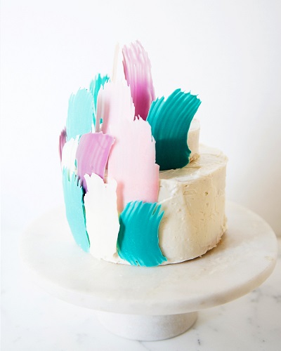 Солодкі пір'їни, торт | Тренди дизайну тортів 2018-2019 | Блог | Торт на замовлення